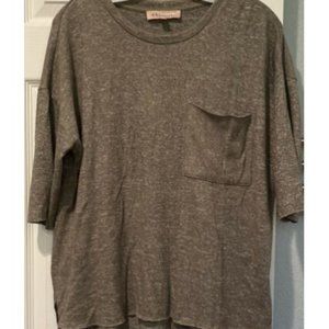 Philosophy Raw Hem Lightweight Oversize Sweater